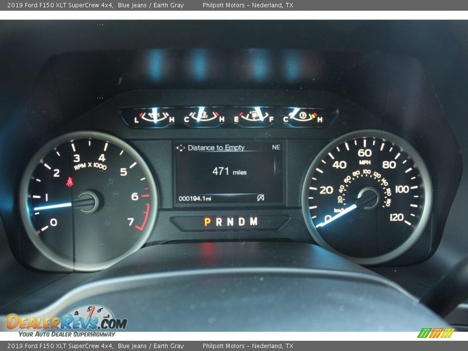 2019 Ford F150 XLT SuperCrew 4x4 Blue Jeans / Earth Gray Photo #14