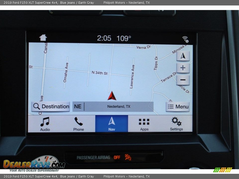 2019 Ford F150 XLT SuperCrew 4x4 Blue Jeans / Earth Gray Photo #17