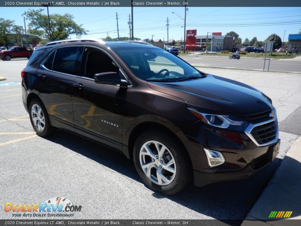 2020 Chevrolet Equinox LT AWD Chocolate Metallic / Jet Black Photo #3