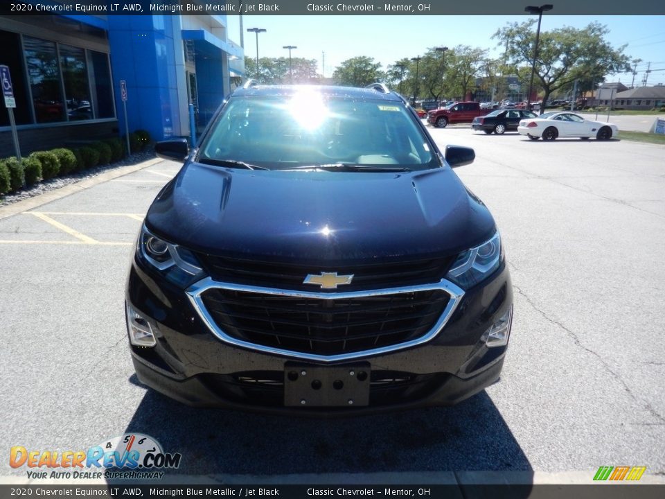 2020 Chevrolet Equinox LT AWD Midnight Blue Metallic / Jet Black Photo #2