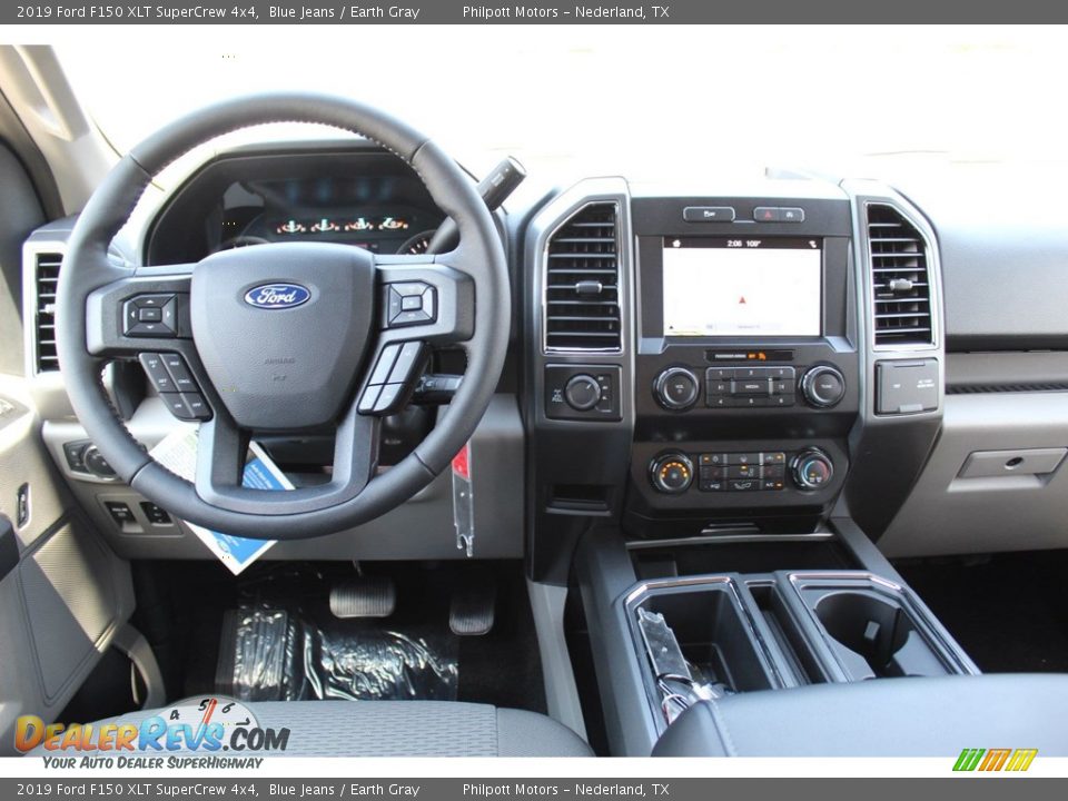 2019 Ford F150 XLT SuperCrew 4x4 Blue Jeans / Earth Gray Photo #22