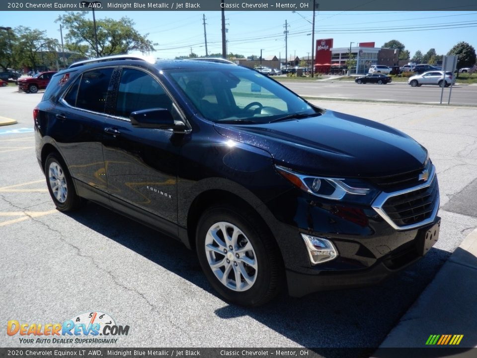 2020 Chevrolet Equinox LT AWD Midnight Blue Metallic / Jet Black Photo #3