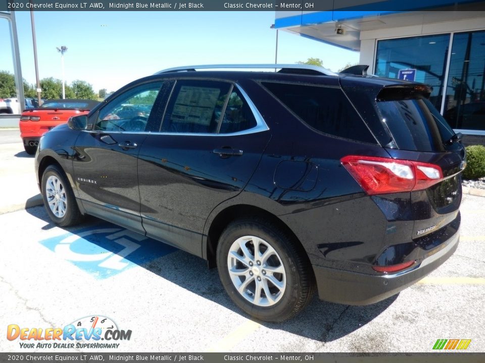 2020 Chevrolet Equinox LT AWD Midnight Blue Metallic / Jet Black Photo #5