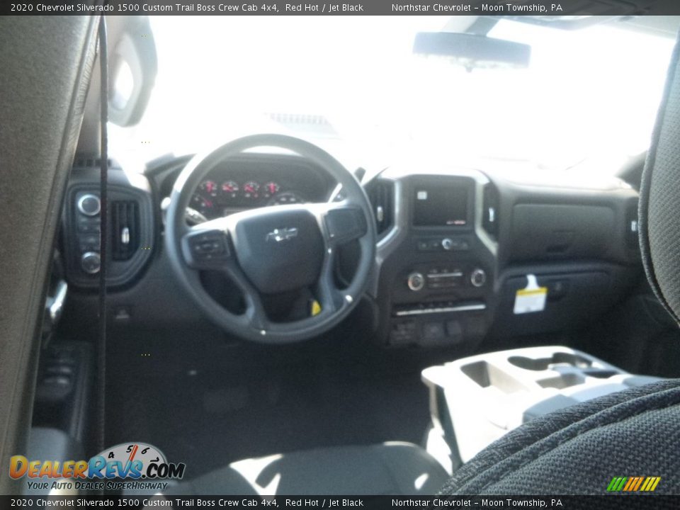 2020 Chevrolet Silverado 1500 Custom Trail Boss Crew Cab 4x4 Red Hot / Jet Black Photo #12
