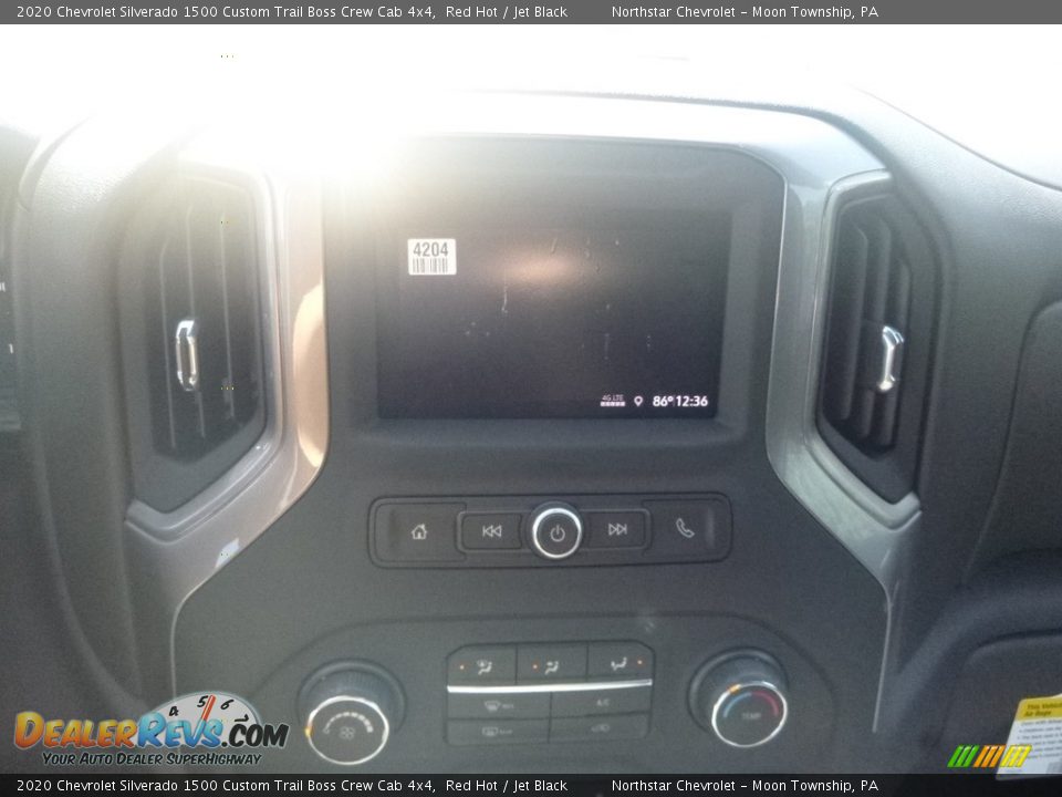 2020 Chevrolet Silverado 1500 Custom Trail Boss Crew Cab 4x4 Red Hot / Jet Black Photo #16