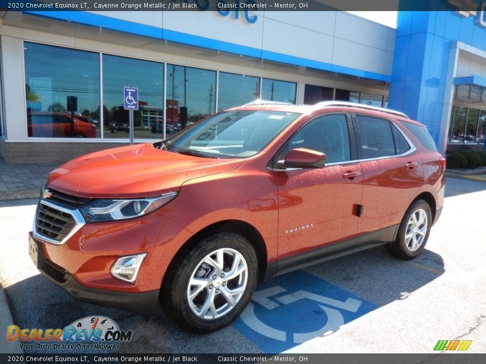 2020 Chevrolet Equinox LT Cayenne Orange Metallic / Jet Black Photo #1