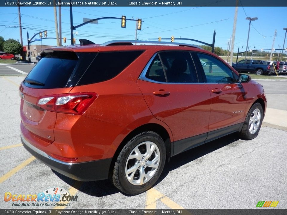 2020 Chevrolet Equinox LT Cayenne Orange Metallic / Jet Black Photo #4