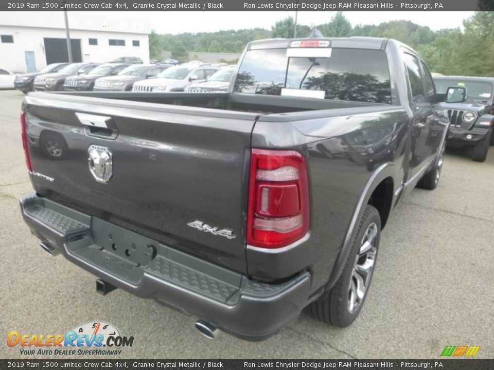 2019 Ram 1500 Limited Crew Cab 4x4 Granite Crystal Metallic / Black Photo #5