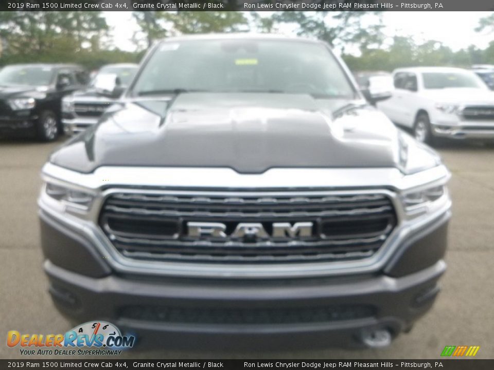 2019 Ram 1500 Limited Crew Cab 4x4 Granite Crystal Metallic / Black Photo #8