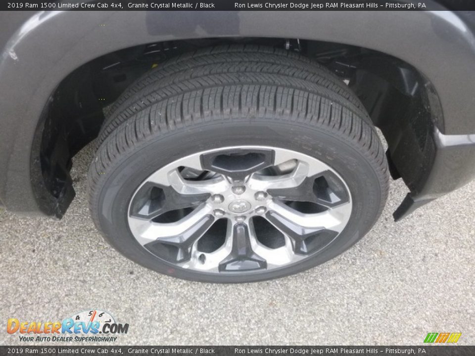 2019 Ram 1500 Limited Crew Cab 4x4 Granite Crystal Metallic / Black Photo #9