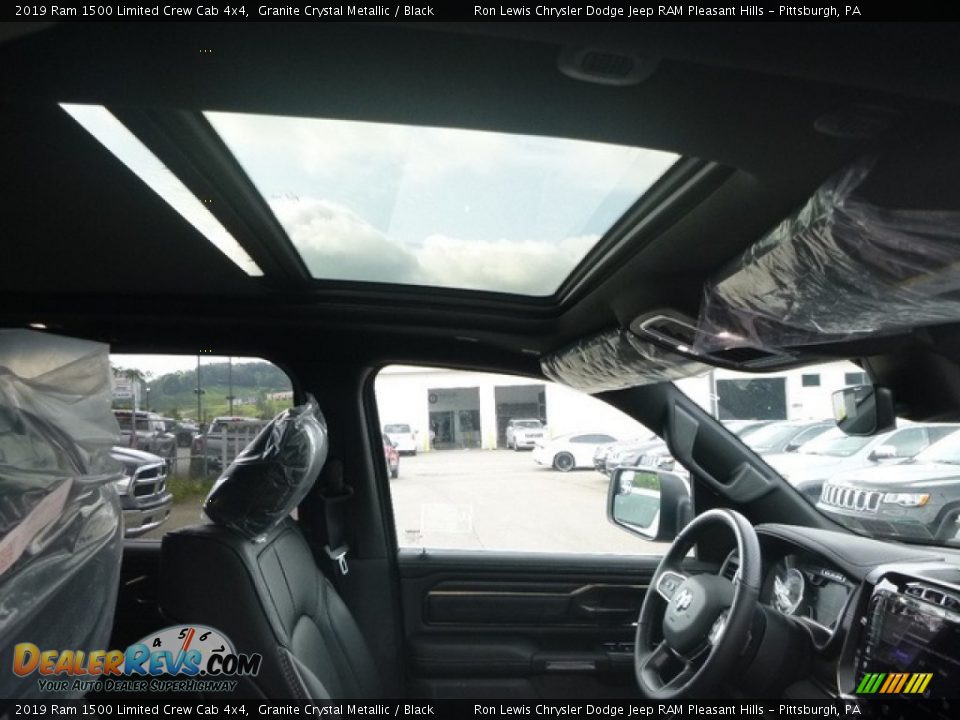 2019 Ram 1500 Limited Crew Cab 4x4 Granite Crystal Metallic / Black Photo #12