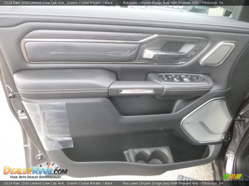 Door Panel of 2019 Ram 1500 Limited Crew Cab 4x4 Photo #16