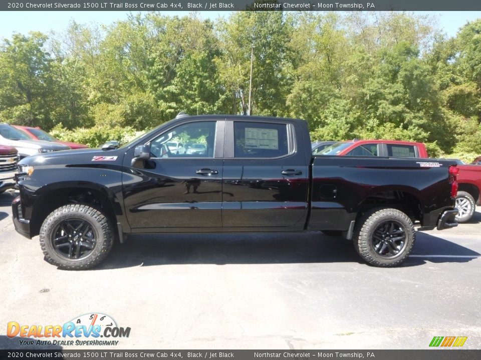 Black 2020 Chevrolet Silverado 1500 LT Trail Boss Crew Cab 4x4 Photo #2