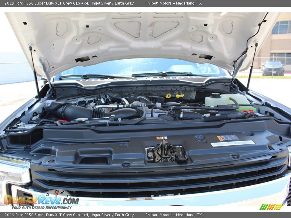 2019 Ford F350 Super Duty XLT Crew Cab 4x4 Ingot Silver / Earth Gray Photo #23