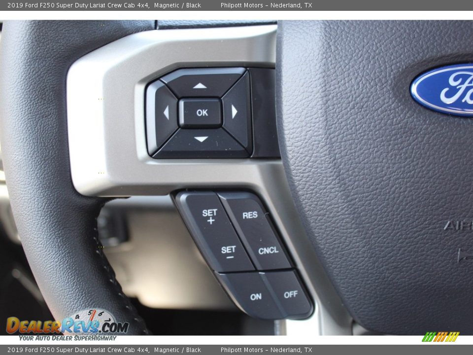 2019 Ford F250 Super Duty Lariat Crew Cab 4x4 Magnetic / Black Photo #9
