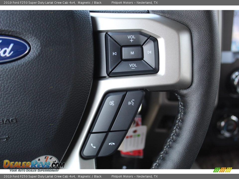 2019 Ford F250 Super Duty Lariat Crew Cab 4x4 Magnetic / Black Photo #10