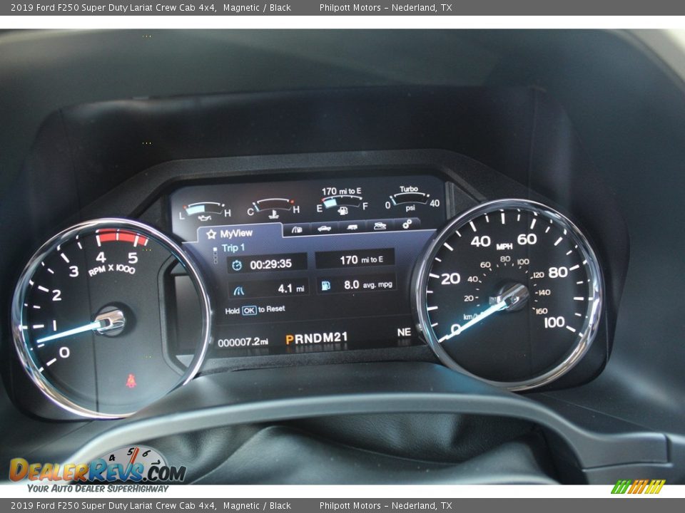 2019 Ford F250 Super Duty Lariat Crew Cab 4x4 Magnetic / Black Photo #11