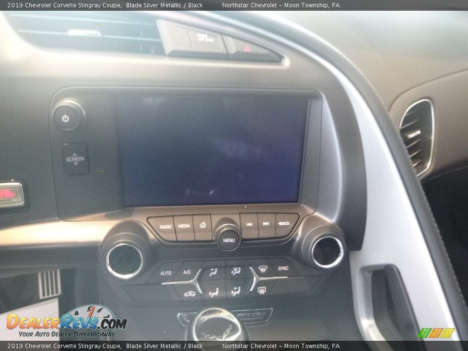 2019 Chevrolet Corvette Stingray Coupe Blade Silver Metallic / Black Photo #18