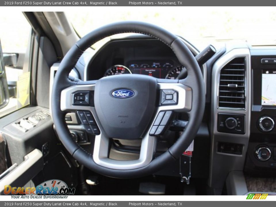 2019 Ford F250 Super Duty Lariat Crew Cab 4x4 Magnetic / Black Photo #20
