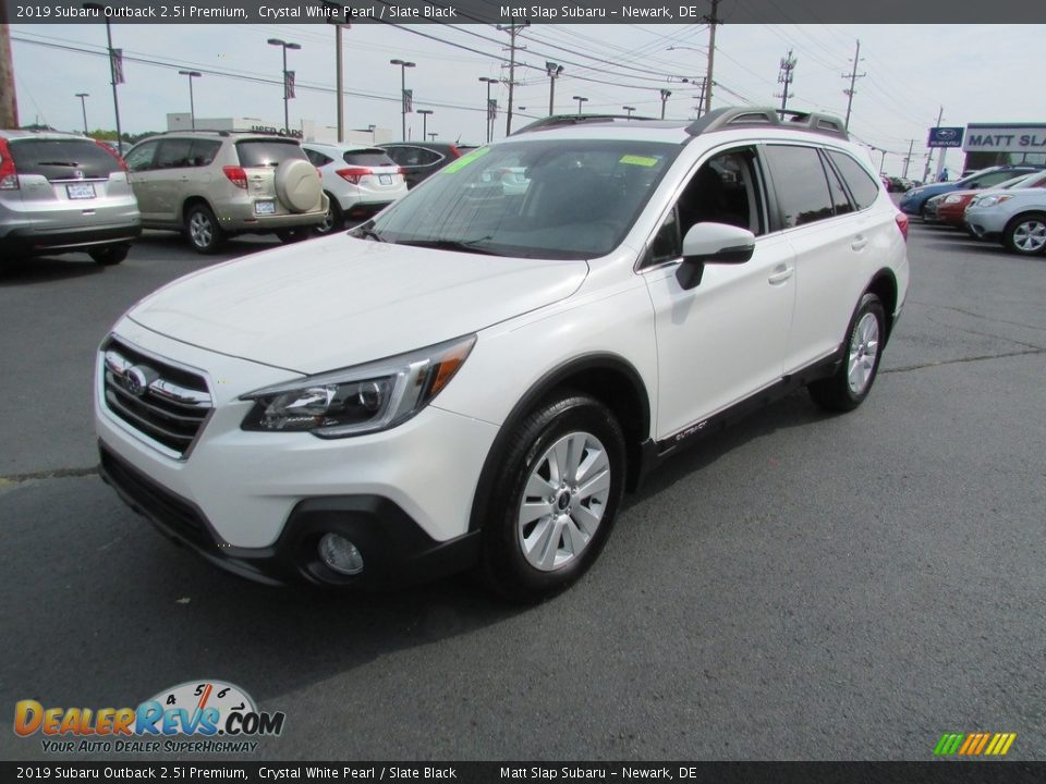 2019 Subaru Outback 2.5i Premium Crystal White Pearl / Slate Black Photo #2