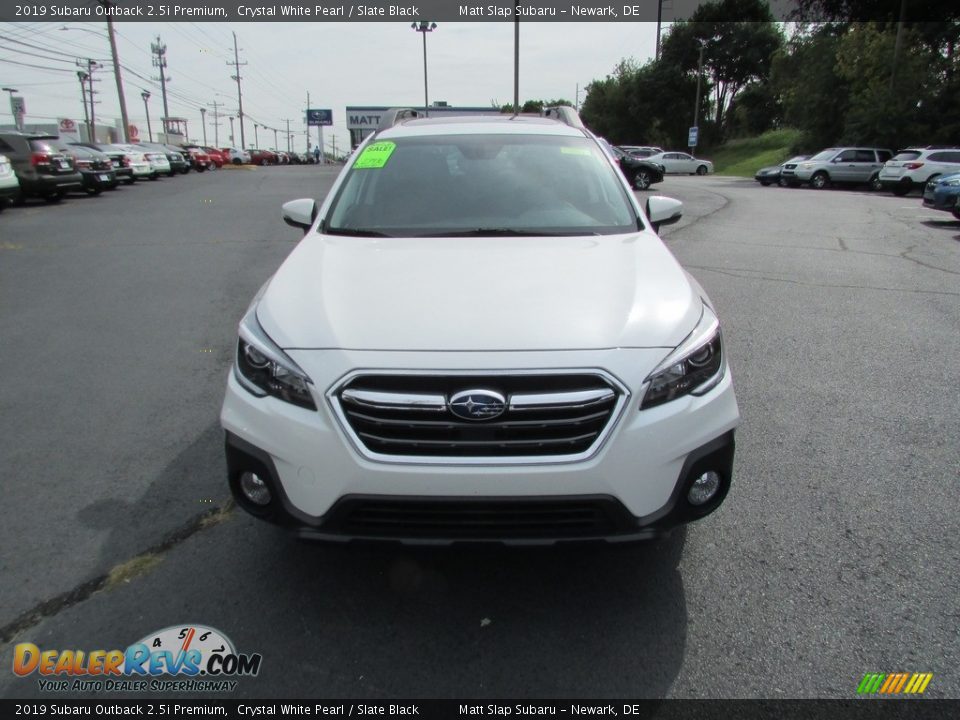 2019 Subaru Outback 2.5i Premium Crystal White Pearl / Slate Black Photo #3