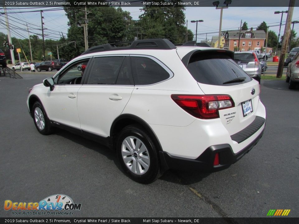 2019 Subaru Outback 2.5i Premium Crystal White Pearl / Slate Black Photo #8