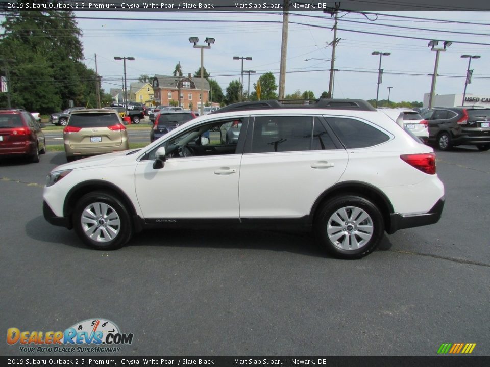 2019 Subaru Outback 2.5i Premium Crystal White Pearl / Slate Black Photo #9