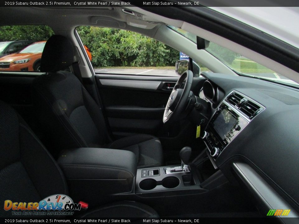 2019 Subaru Outback 2.5i Premium Crystal White Pearl / Slate Black Photo #17