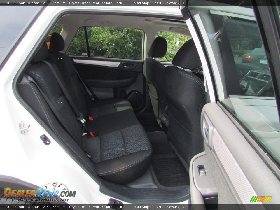 2019 Subaru Outback 2.5i Premium Crystal White Pearl / Slate Black Photo #20