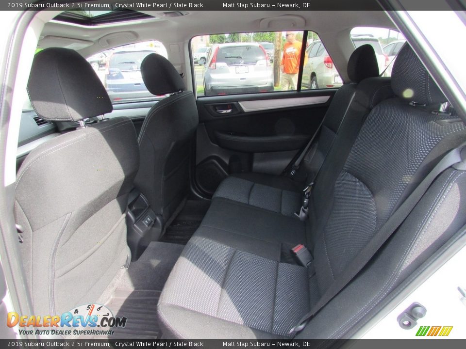 2019 Subaru Outback 2.5i Premium Crystal White Pearl / Slate Black Photo #23