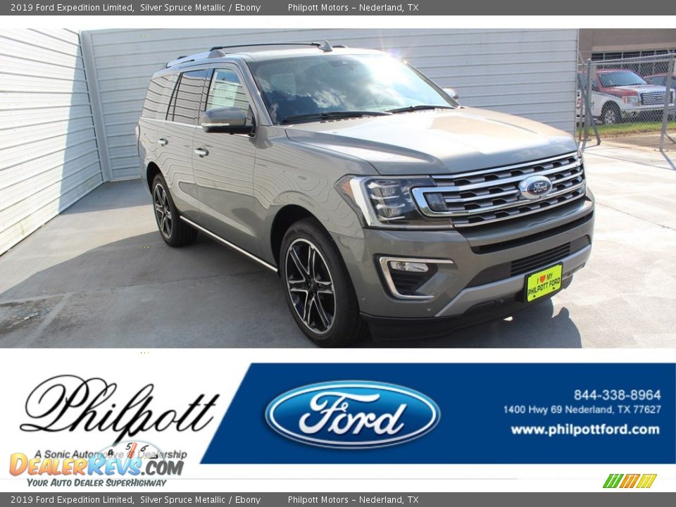 2019 Ford Expedition Limited Silver Spruce Metallic / Ebony Photo #1