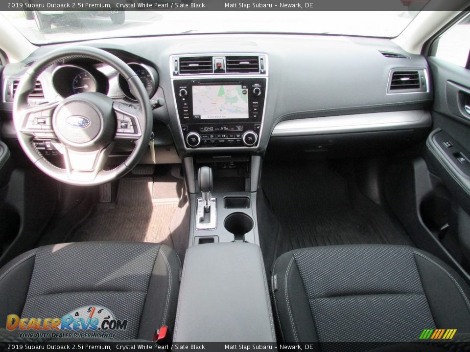 2019 Subaru Outback 2.5i Premium Crystal White Pearl / Slate Black Photo #26
