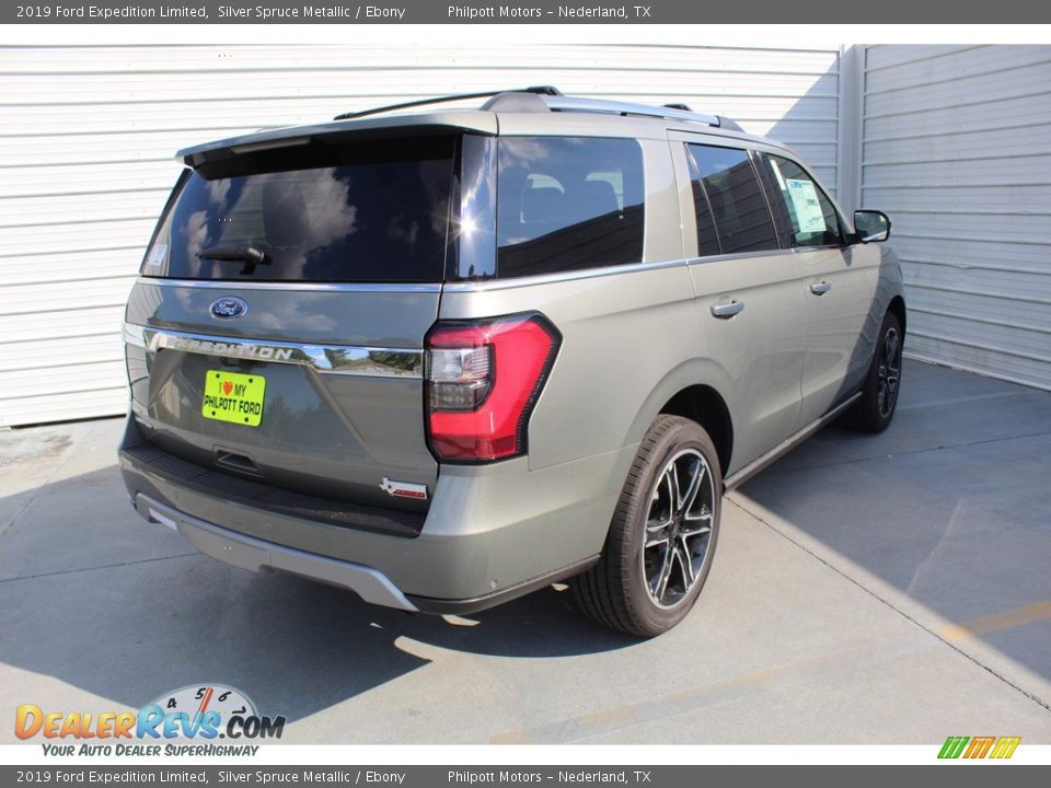 2019 Ford Expedition Limited Silver Spruce Metallic / Ebony Photo #8