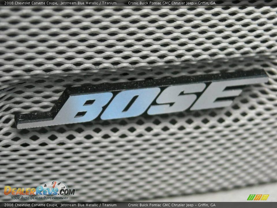 2008 Chevrolet Corvette Coupe Jetstream Blue Metallic / Titanium Photo #26