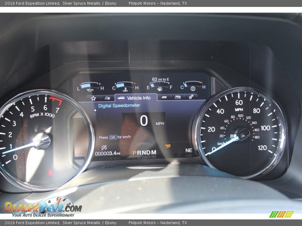 2019 Ford Expedition Limited Silver Spruce Metallic / Ebony Photo #14