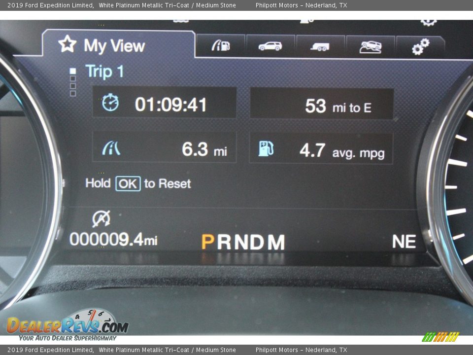 2019 Ford Expedition Limited White Platinum Metallic Tri-Coat / Medium Stone Photo #15