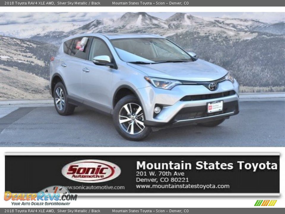 2018 Toyota RAV4 XLE AWD Silver Sky Metallic / Black Photo #1