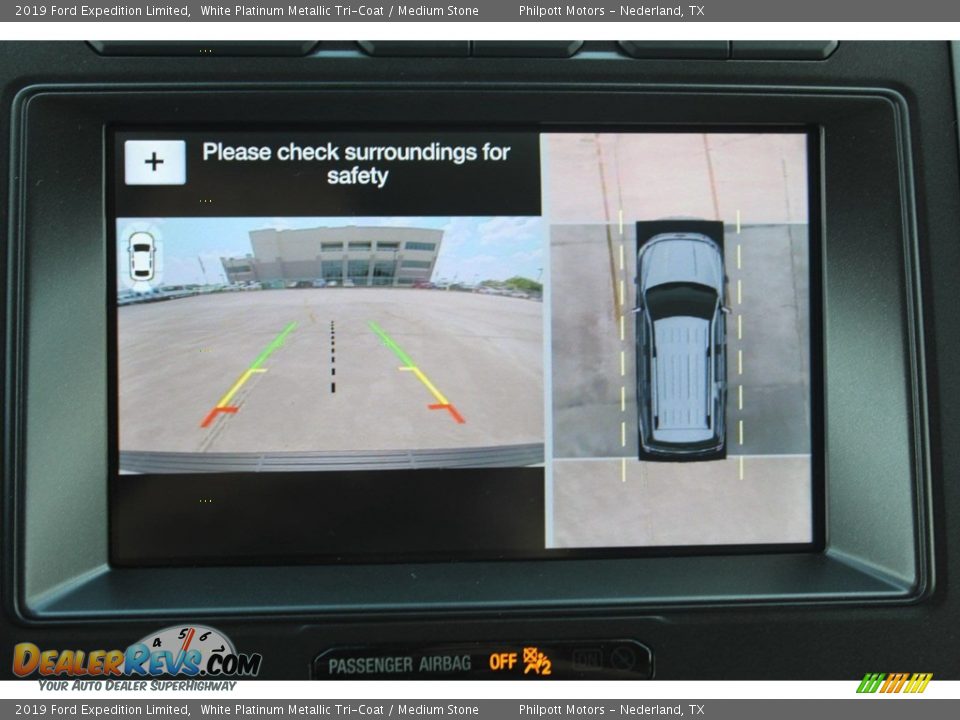 2019 Ford Expedition Limited White Platinum Metallic Tri-Coat / Medium Stone Photo #19