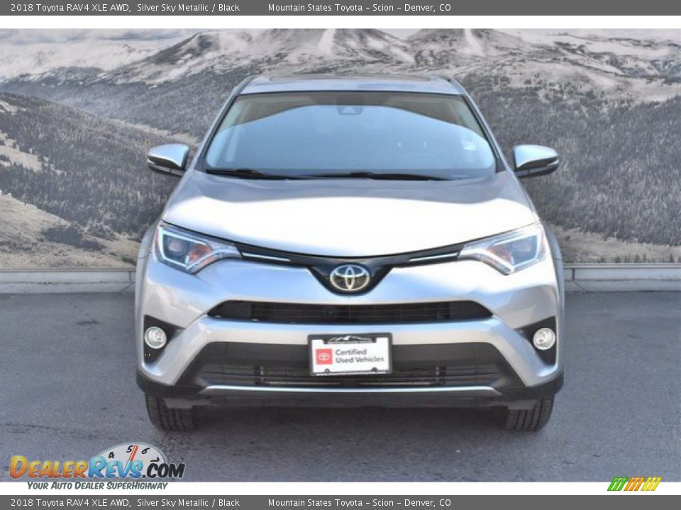 2018 Toyota RAV4 XLE AWD Silver Sky Metallic / Black Photo #4