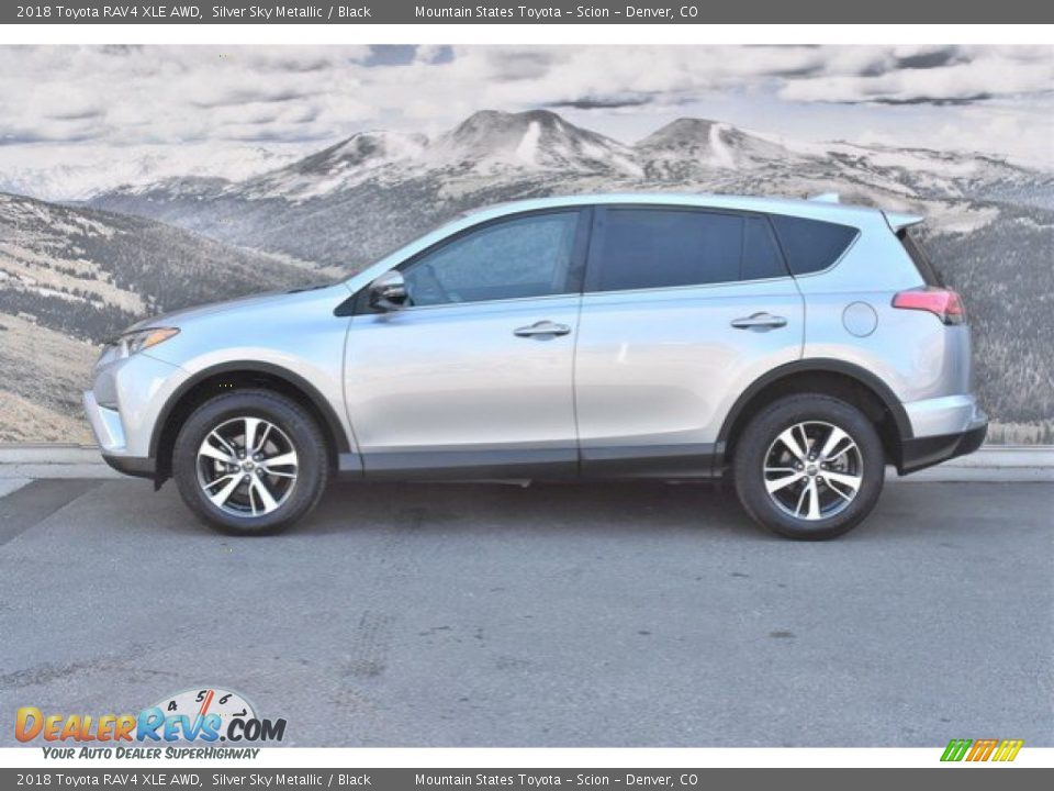 2018 Toyota RAV4 XLE AWD Silver Sky Metallic / Black Photo #6