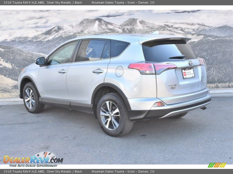 2018 Toyota RAV4 XLE AWD Silver Sky Metallic / Black Photo #7