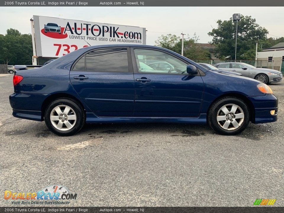 2006 Toyota Corolla LE Indigo Ink Pearl / Beige Photo #2