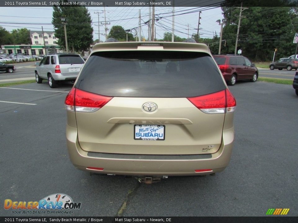 2011 Toyota Sienna LE Sandy Beach Metallic / Bisque Photo #7