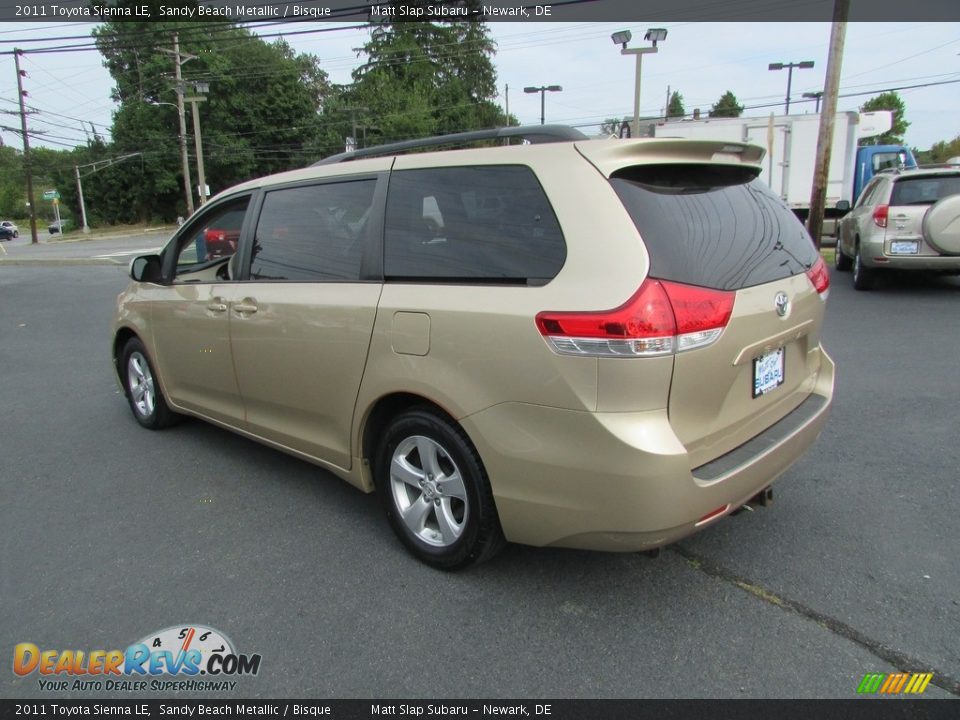 2011 Toyota Sienna LE Sandy Beach Metallic / Bisque Photo #8