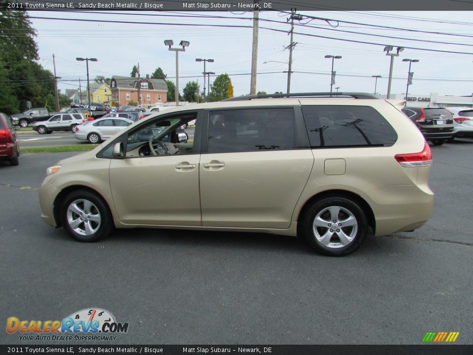 2011 Toyota Sienna LE Sandy Beach Metallic / Bisque Photo #9