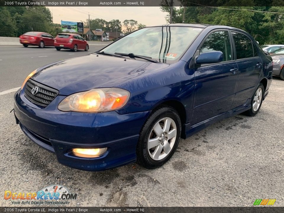 2006 Toyota Corolla LE Indigo Ink Pearl / Beige Photo #7