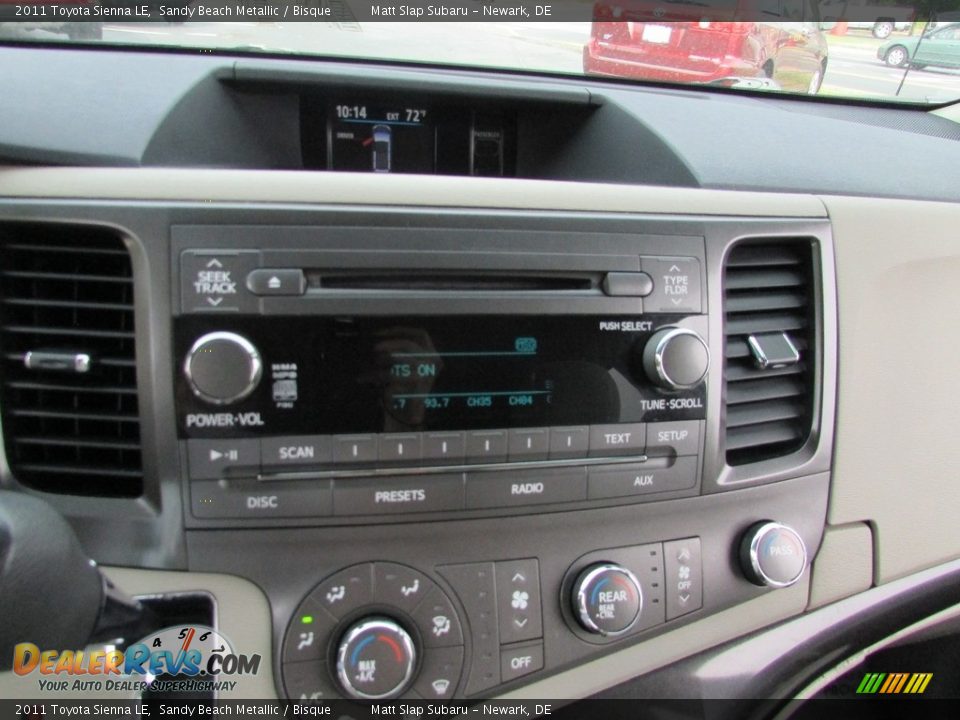 2011 Toyota Sienna LE Sandy Beach Metallic / Bisque Photo #25