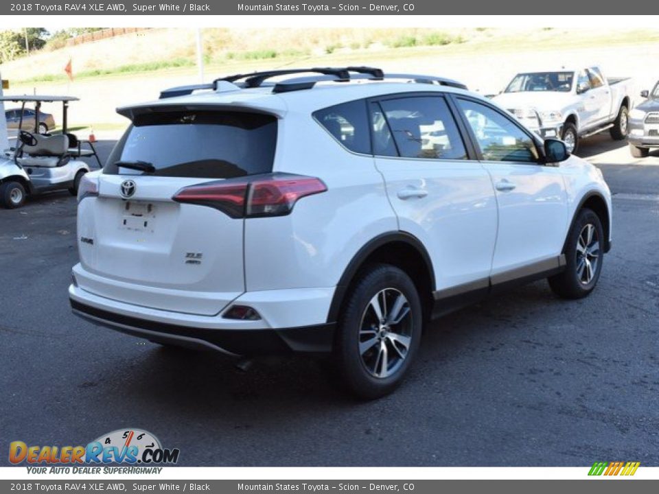 2018 Toyota RAV4 XLE AWD Super White / Black Photo #6