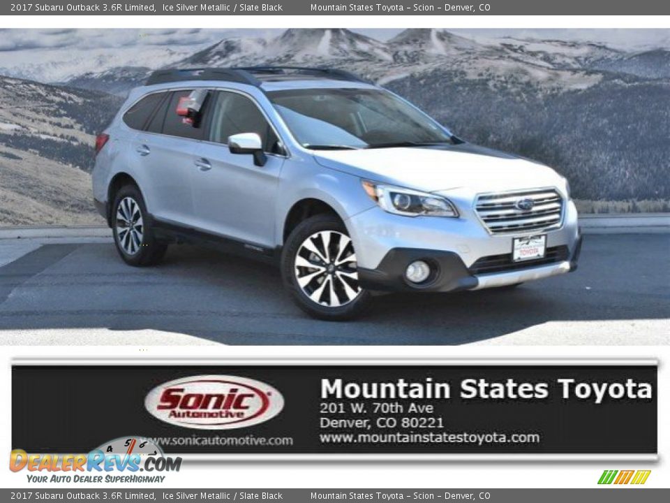 2017 Subaru Outback 3.6R Limited Ice Silver Metallic / Slate Black Photo #1