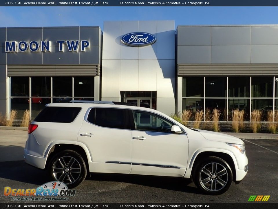 2019 GMC Acadia Denali AWD White Frost Tricoat / Jet Black Photo #1